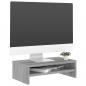 Preview: Monitorständer Grau Sonoma 42x24x13 cm Holzwerkstoff