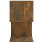 Preview: Nachttisch Räuchereiche 50x30x51,5 cm Holzwerkstoff