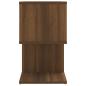 Preview: Nachttisch Braun Eichen-Optik 50x30x51,5 cm Holzwerkstoff