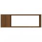 Preview: TV-Schrank Braun Eichen-Optik 100x24x32 cm Holzwerkstoff