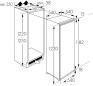 Preview: Wolkenstein WKS225.0EEB Einbau Vollraumkühlschrank, 54 cm breit, Nischenhöhe 123 cm, 199 L, Schlepptürtechnik, Thermostat, weiß