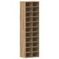 Preview: Schuhschrank Artisan-Eiche 54x34x183 cm Holzwerkstoff