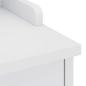Preview: Flurbank SANDNES Weiß 87x40x50 cm Massivholz Kiefer