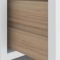 Preview: Flurbank SANDNES Weiß 87x40x50 cm Massivholz Kiefer