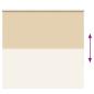 Preview: Verdunkelungsrollo Beige 145x130 cm Stoffbreite 141,6 cm