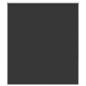 Preview: Verdunkelungsrollo Schwarz 140x130 cm Stoffbreite 136,6 cm