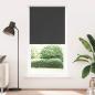 Preview: ARDEBO.de - Verdunkelungsrollo Schwarz 110x210 cm Stoffbreite 105,7 cm