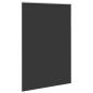 Preview: Verdunkelungsrollo Schwarz 145x230 cm Stoffbreite 141,6 cm