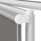 Preview: Verdunkelungsrollo Grau 120x150cm Stoffbreite 116,6cm Polyester