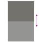 Preview: Verdunkelungsrollo Grau 155x230cm Stoffbreite 151,6cm Polyester