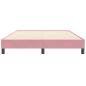 Preview: Boxspringbett ohne Matratze Rosa 160x210 cm Samt