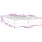 Preview: Boxspringbett ohne Matratze Rosa 160x210 cm Samt