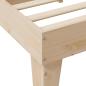 Preview: Massivholzbett mit Regal ohne Matratze 120x190 cm Kiefer