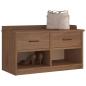 Preview: ARDEBO.de - Flurbank SANDNES 87x40x50 cm Massivholz Kiefer