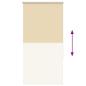 Preview: Verdunkelungsrollo Beige 75x175cm Stoffbreite 70,7 cm Polyester