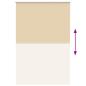 Preview: Verdunkelungsrollo Beige 160x230 cm Stoffbreite 156,6 cm