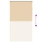 Preview: Verdunkelungsrollo Beige 135x230 cm Stoffbreite 131,6 cm
