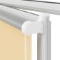 Preview: Verdunkelungsrollo Beige 140x150 cm Stoffbreite 136,6 cm