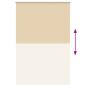 Preview: Verdunkelungsrollo Beige 150x210 cm Stoffbreite 146,6 cm