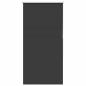Preview: Verdunkelungsrollo Schwarz 75x175 cm Stoffbreite 70,7 cm