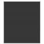 Preview: Verdunkelungsrollo Schwarz 135x130 cm Stoffbreite 131,6 cm