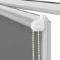 Preview: Verdunkelungsrollo Grau 45x175 cm Stoffbreite 40,7 cm Polyester