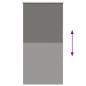 Preview: Verdunkelungsrollo Grau 85x130 cm Stoffbreite 80,7 cm Polyester