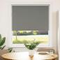 Preview: Verdunkelungsrollo Grau 105x175cm Stoffbreite 100,7cm Polyester