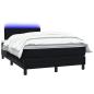Preview: Boxspringbett mit Matratze Schwarz 120x220 cm Samt