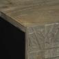 Preview: 3-tlg. Sideboards Hellgrau 60x33,5x75 cm Massivholz Mango