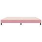 Preview: Boxspringbett ohne Matratze Rosa 180x210 cm Samt