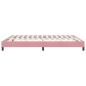 Preview: Boxspringbett ohne Matratze Rosa 180x210 cm Samt