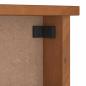 Preview: Wandgarderobe SANDNES 87x12x35 cm Massivholz Kiefer
