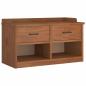 Preview: Flurbank SANDNES 87x40x50 cm Massivholz Kiefer