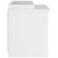 Preview: Flurbank SANDNES Weiß 87x40x50 cm Massivholz Kiefer