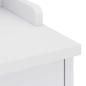 Preview: Flurbank SANDNES Weiß 87x40x50 cm Massivholz Kiefer