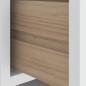 Preview: Flurbank SANDNES Weiß 87x40x50 cm Massivholz Kiefer