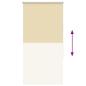 Preview: Verdunkelungsrollo Beige 65x130cm Stoffbreite 60,7 cm Polyester