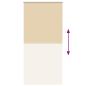 Preview: Verdunkelungsrollo Beige 115x210 cm Stoffbreite 110,7 cm