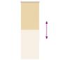 Preview: Verdunkelungsrollo Beige 40x150cm Stoffbreite 35,7 cm Polyester