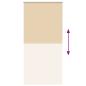 Preview: Verdunkelungsrollo Beige 105x210 cm Stoffbreite 100,7 cm