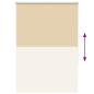 Preview: Verdunkelungsrollo Beige 105x150 cm Stoffbreite 100,7 cm
