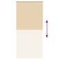 Preview: Verdunkelungsrollo Beige 105x230 cm Stoffbreite 100,7 cm