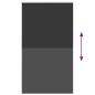 Preview: Verdunkelungsrollo Schwarz 135x210 cm Stoffbreite 131,6 cm