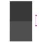 Preview: Verdunkelungsrollo Schwarz 125x210 cm Stoffbreite 121,6 cm