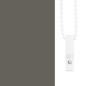 Preview: Verdunkelungsrollo Grau 80x130 cm Stoffbreite 75,7 cm Polyester