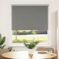 Preview: Verdunkelungsrollo Grau 110x175cm Stoffbreite 105,7cm Polyester