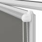 Preview: Verdunkelungsrollo Grau 110x175cm Stoffbreite 105,7cm Polyester