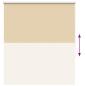 Preview: Verdunkelungsrollo Beige 130x175 cm Stoffbreite 126,6 cm