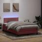 Preview: ARDEBO.de - Boxspringbett mit Matratze Rosa 120x220 cm Samt